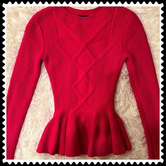 TED BAKER - Peplum Sweater (EUC) - Picture 2 of 7